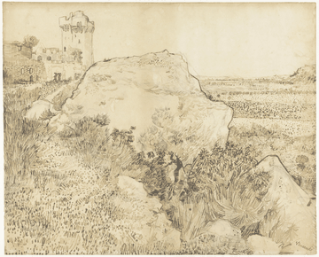Van Gogh, Hill at Montmajour