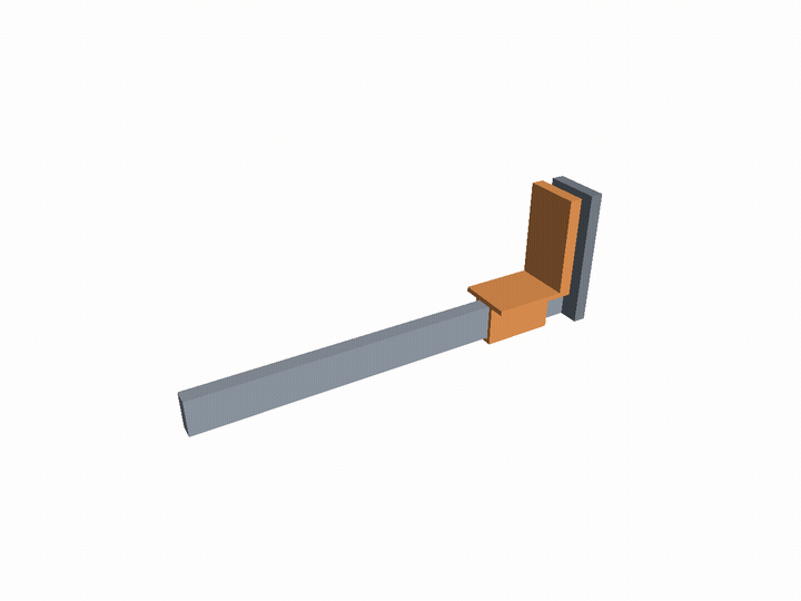 Caliper jaw sweep