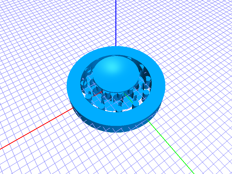 Cycloidal drive rendered via jscad-mcp