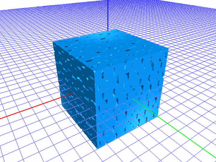 Gyroid iteration GIF