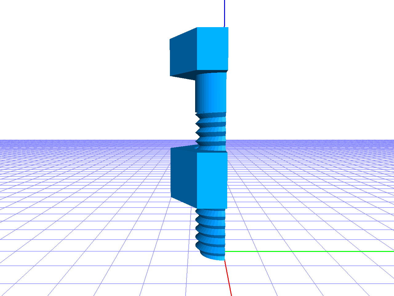 Thread half-section