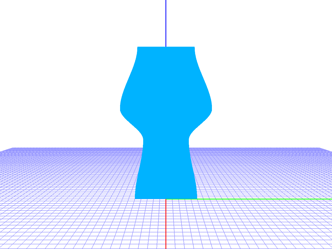 Vase silhouette slice