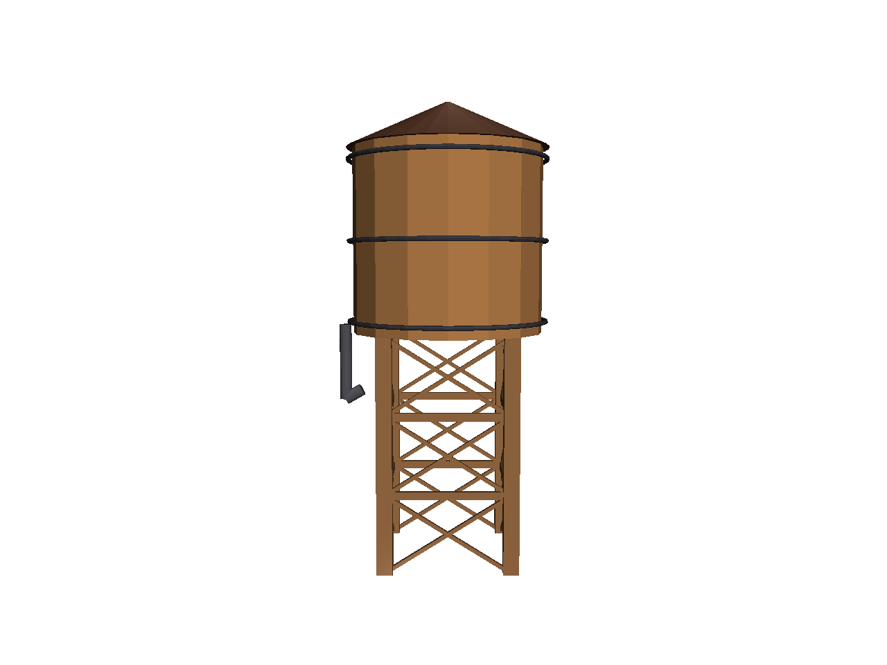 Water tower front